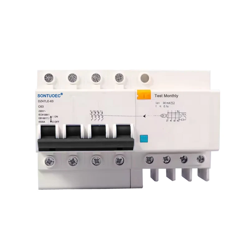 4P RCBO AC tips