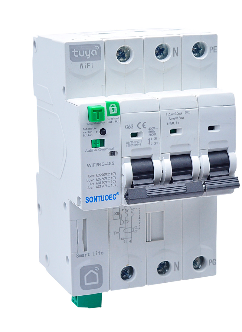 IoT 4G Circuit Breaker WiFi Tuya APP tālvadības pults bezvadu tālvadības pults